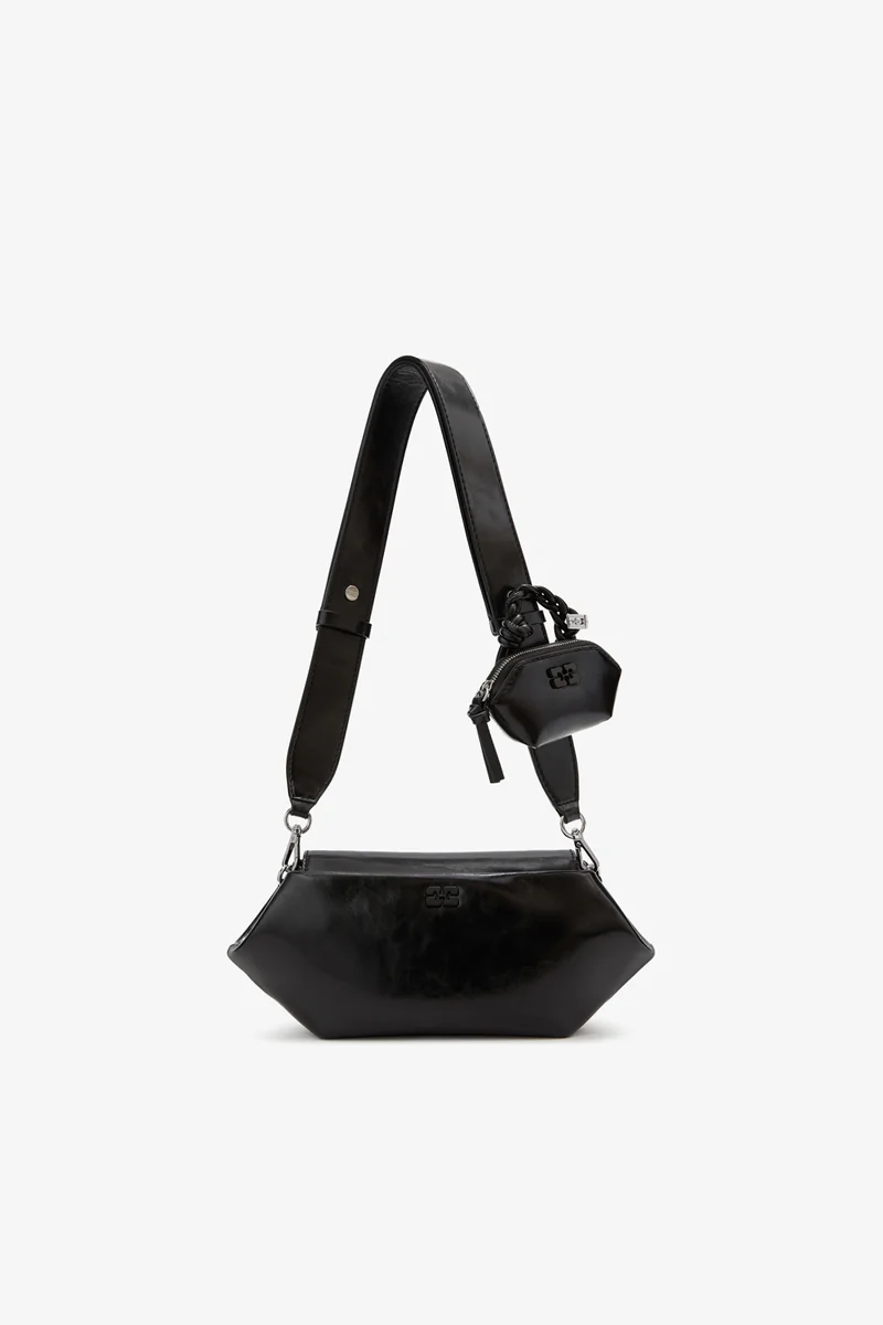 가니 블랙 부 이스트/웨스트 샤인 백 제품 사진 가니 블랙 부 이스트/웨스트 샤인 백 제품 사진
