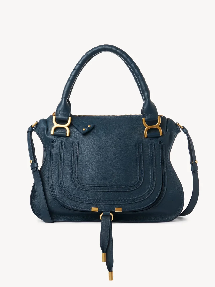 끌로에 그레인드 가죽 Marcie 백 Tapestry Blue 제품 사진 끌로에 그레인드 가죽 Marcie 백 Tapestry Blue 제품 사진