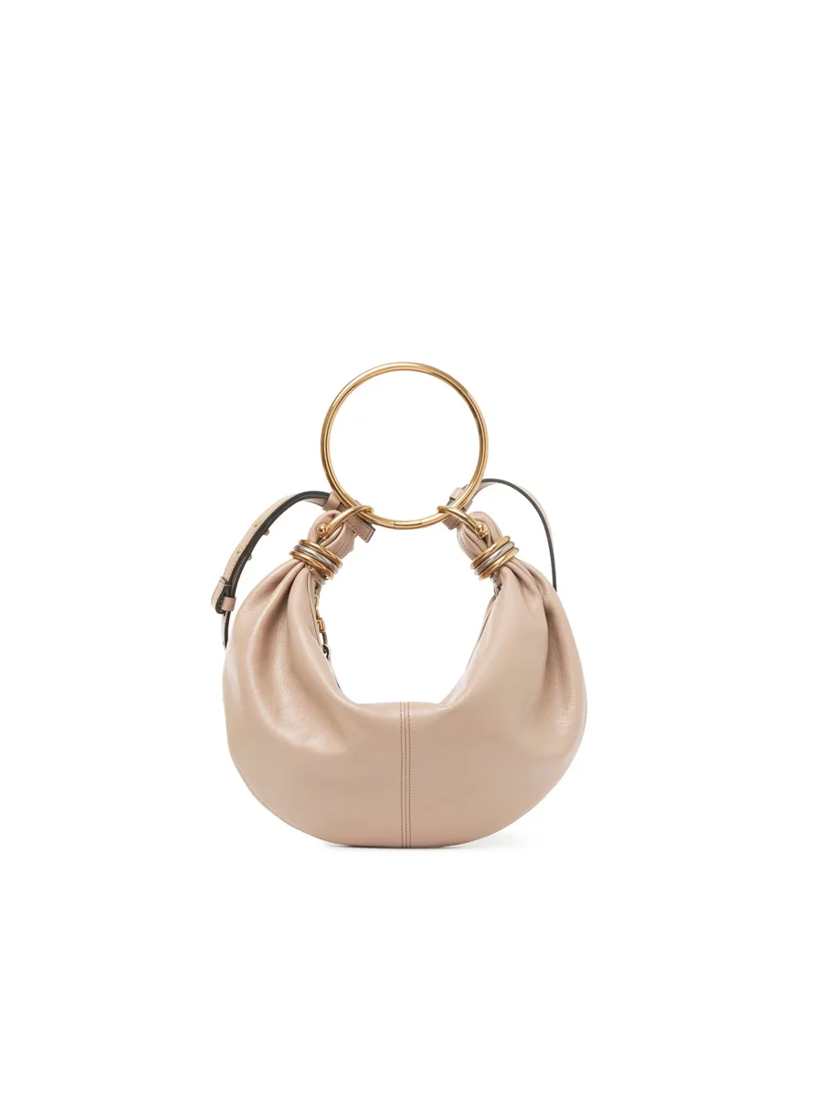 끌로에 그레인드 가죽 스몰 Bracelet Hobo Bag Boyish Brown 제품 사진 끌로에 그레인드 가죽 스몰 Bracelet Hobo Bag Boyish Brown 제품 사진