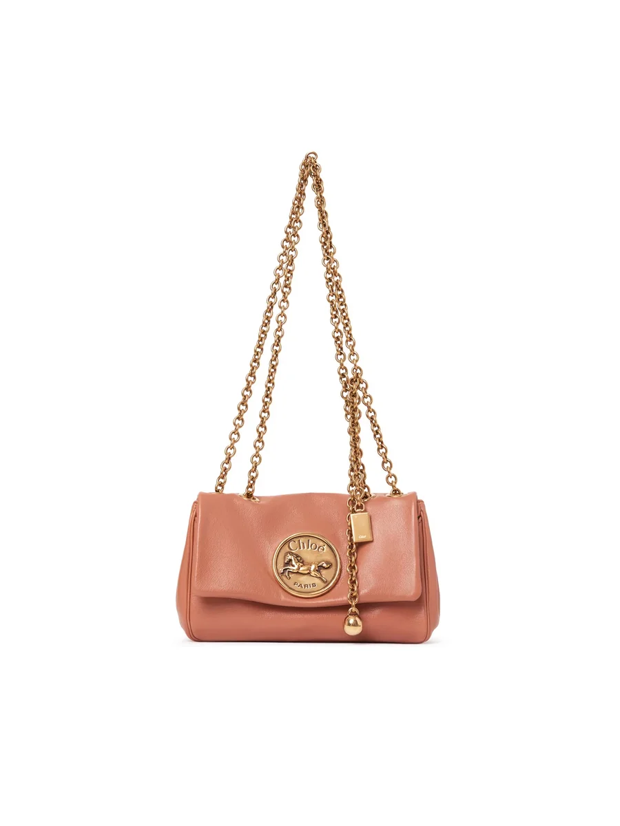 끌로에 그레인드 가죽 스몰 Chloé Heritage 숄더백 Wooden Orange 제품 사진 끌로에 그레인드 가죽 스몰 Chloé Heritage 숄더백 Wooden Orange 제품 사진