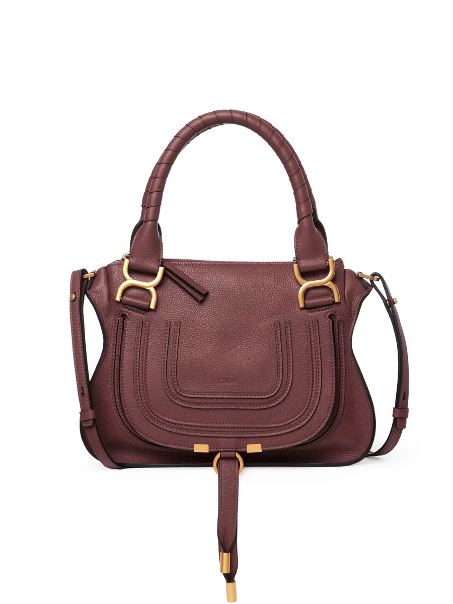 끌로에 그레인드 가죽 스몰 Marcie 백 Crafty Brown 제품 사진 끌로에 그레인드 가죽 스몰 Marcie 백 Crafty Brown 제품 사진