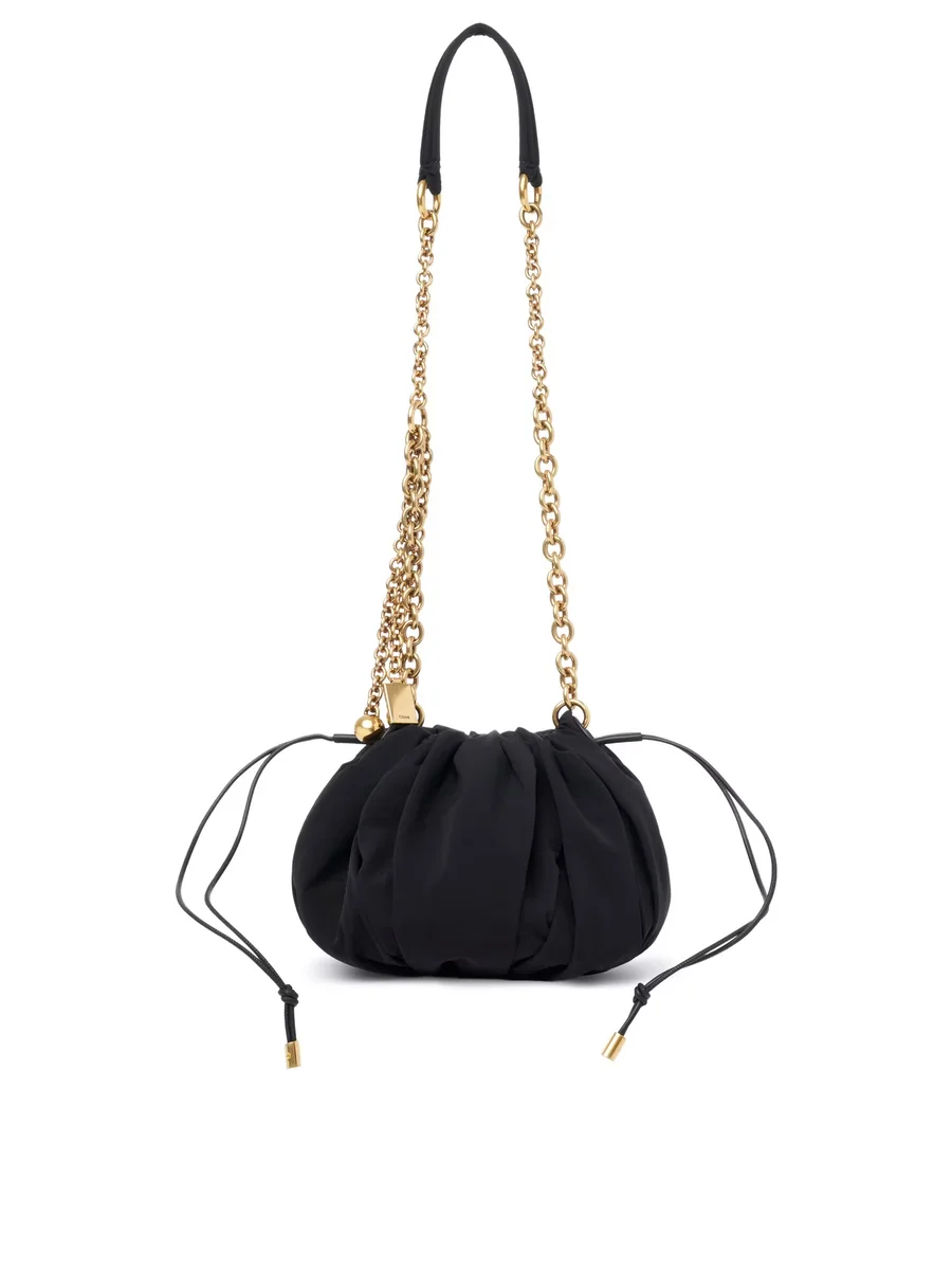 끌로에 나일론 Chloé Plissé 체인 숄더백 Black 제품 사진 끌로에 나일론 Chloé Plissé 체인 숄더백 Black 제품 사진