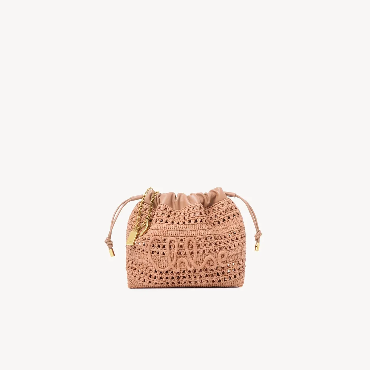 끌로에 라피아 미니 Summer Banana 숄더백 Summery Beige 제품 사진 끌로에 라피아 미니 Summer Banana 숄더백 Summery Beige 제품 사진