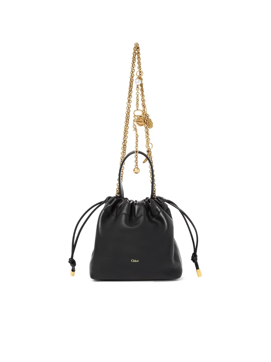 끌로에 소프트 가죽 미니 Chloé Icons 체인 숄더백 Black 제품 사진