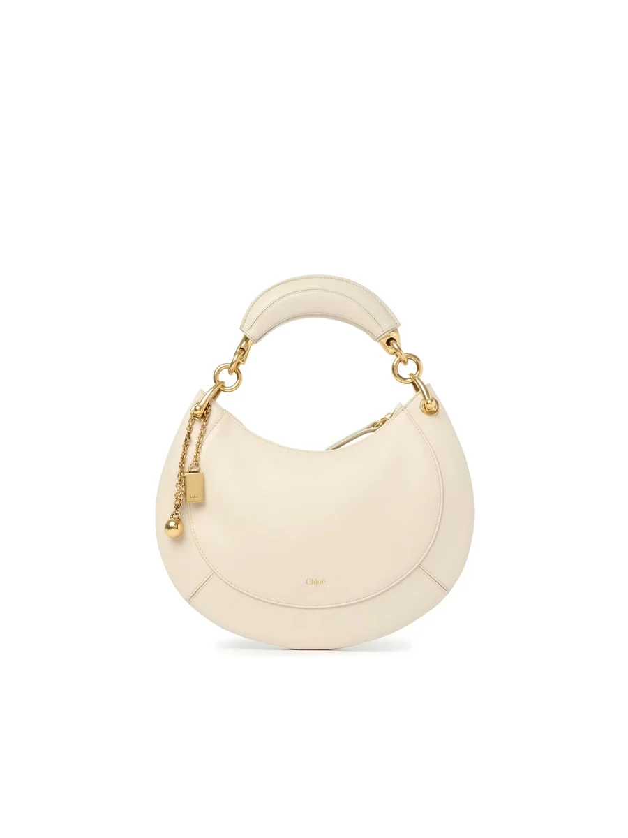 끌로에 소프트 가죽 스몰 Chloé Banana 지퍼 호보 Milk 제품 사진 끌로에 소프트 가죽 스몰 Chloé Banana 지퍼 호보 Milk 제품 사진