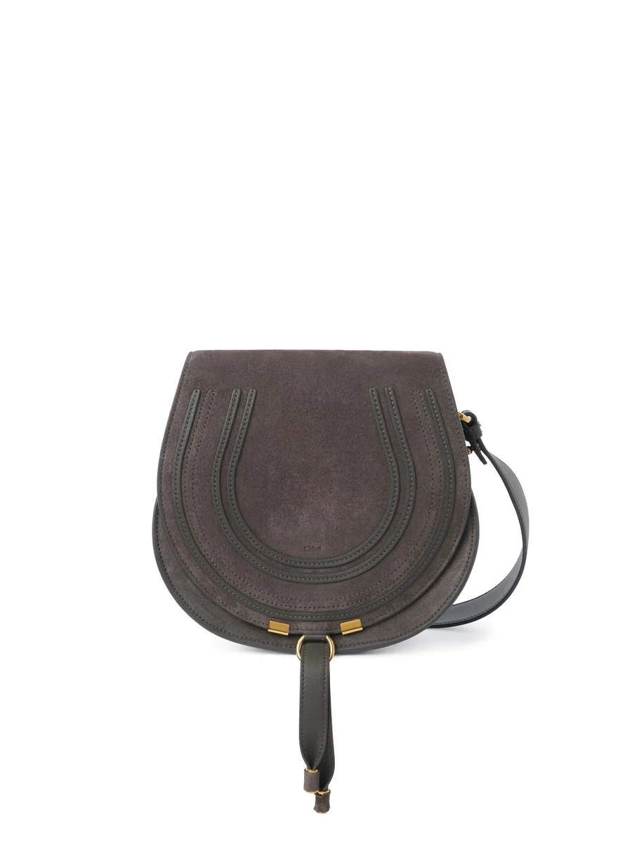 끌로에 스웨이드 가죽 Marcie 새들 백 Flannel Grey 제품 사진 끌로에 스웨이드 가죽 Marcie 새들 백 Flannel Grey 제품 사진