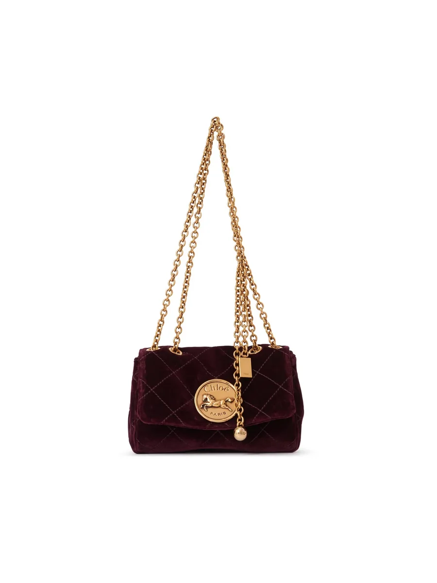 끌로에 벨벳 스몰 Chloé Heritage 숄더백 Crafty Brown 제품 사진 끌로에 벨벳 스몰 Chloé Heritage 숄더백 Crafty Brown 제품 사진